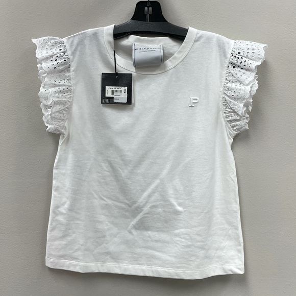 Philosophy di Lorenzo Serafini Tops - Philosophy di Lorenzo Serafini White T-shirt Small